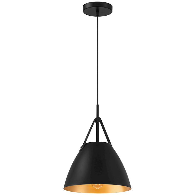 Access Lighting Tanner 1 Light Pendant, Matte Black