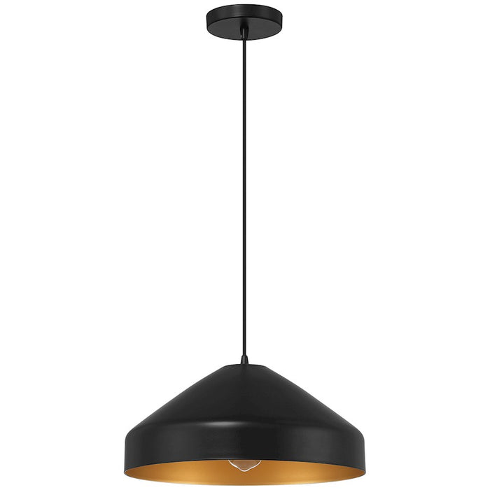 Access Lighting Prism 1 Light Pendant, Matte Black