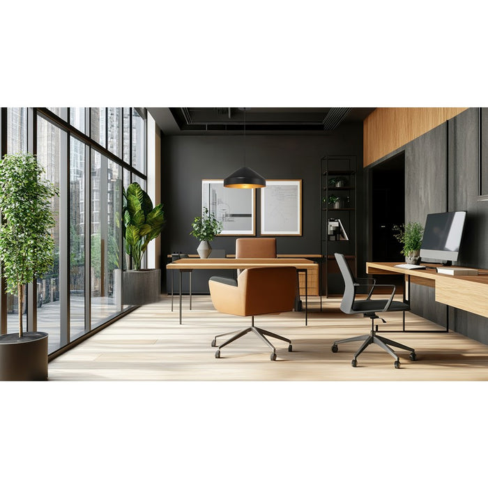 Access Lighting Prism 1 Light Pendant, Matte Black