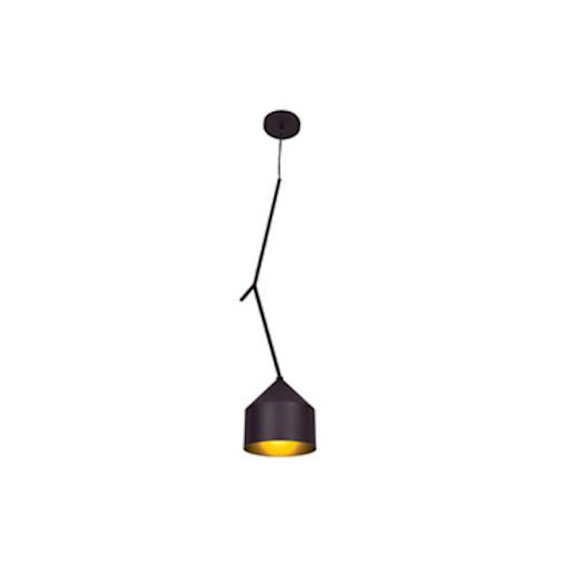 Access Lighting Pizzazz 1 Light Pendant, Black and Gold