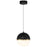 Access Lighting Unity LED Pendant, Black/Brushed Brass/White