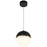 Access Lighting Unity LED Pendant, Black/Brushed Brass/White