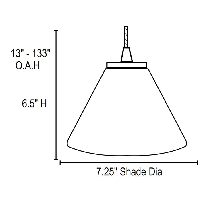 Access Lighting Martini 1 Light Corded Pendant