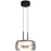 Access Lighting Chloe LED Pendant, Matte Black/Smoke - 28986LEDD-MBL-SMK