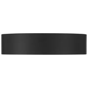 Access Maddy 3CCT LED Flush Mt, 13.75", Black/Acrylic Lens