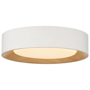 Access Maddy 3CCT LED Flush Mt, 13.75", White/Acrylic Lens