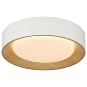 Access Maddy 3CCT LED Flush Mt, 13.75", White/Acrylic Lens