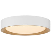 Access Maddy 3CCT LED Flush Mt, 17.5", White/Acrylic Lens