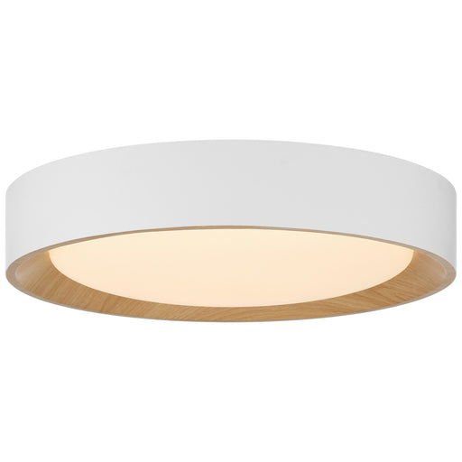 Access Maddy 3CCT LED Flush Mt, 17.5", White/Acrylic Lens