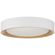 Access Maddy 3CCT LED Flush Mt, 17.5", White/Acrylic Lens