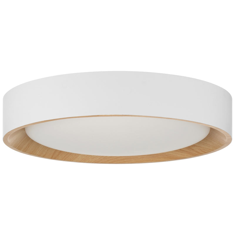 Access Maddy 3CCT LED Flush Mt, 17.5", White/Acrylic Lens
