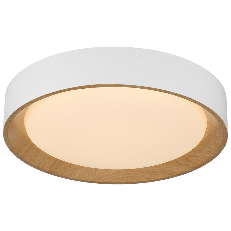 Access Maddy 3CCT LED Flush Mt, 17.5", White/Acrylic Lens