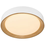 Access Maddy 3CCT LED Flush Mt, 17.5", White/Acrylic Lens