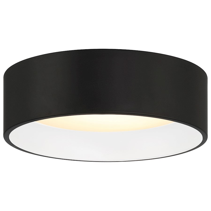 Access Lighting Cody LED Flush Mount, Matte Black/White - 49930LEDDCS-MBL-WHT