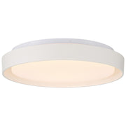 Access Lumea 3CCT LED Flush Mt, 15.5", White/Acrylic Lens
