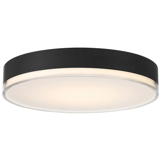 Access Mona 3CCT LED Flush Mt, 15.75", Black/Acrylic Lens