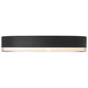 Access Mona 3CCT LED Flush Mt, 15.75", Black/Acrylic Lens
