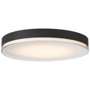 Access Mona 3CCT LED Flush Mt, 19.75", Black/Acrylic Lens