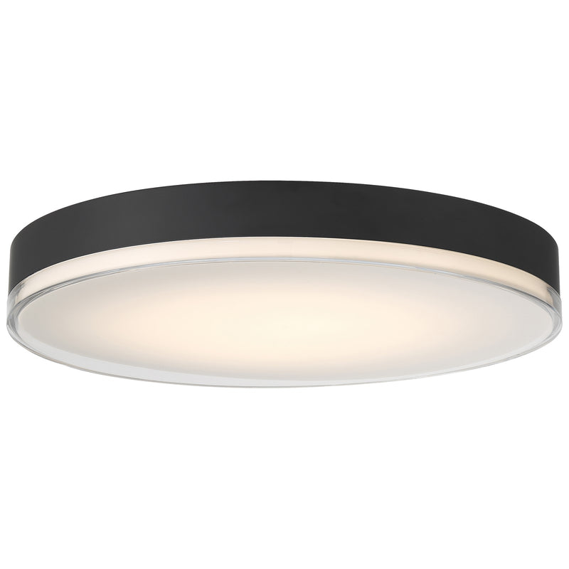 Access Mona 3CCT LED Flush Mt, 19.75", Black/Acrylic Lens