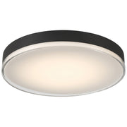 Access Mona 3CCT LED Flush Mt, 19.75", Black/Acrylic Lens