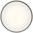 Access Lighting Maestro 1 Light LED Flush, Black/Clear