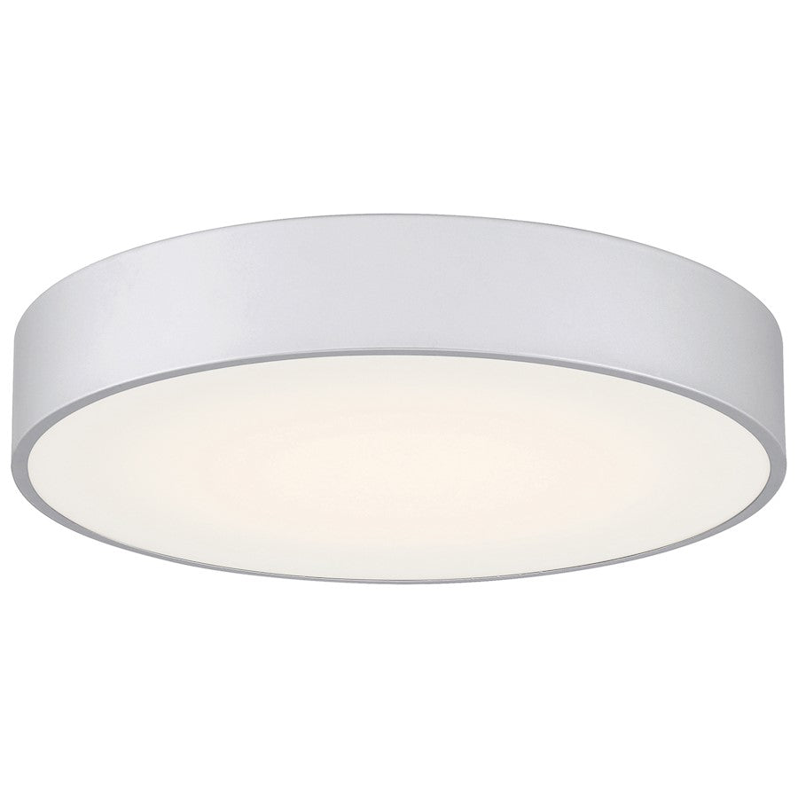 Access Lighting Como 14" 3CCT LED Flush Mount, Satin/White - 49960LEDDCS-SAT-ACR