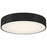 Access Lighting Como 14" LED Flush Mount, Black/White - 49960LEDDLP-BL-ACR