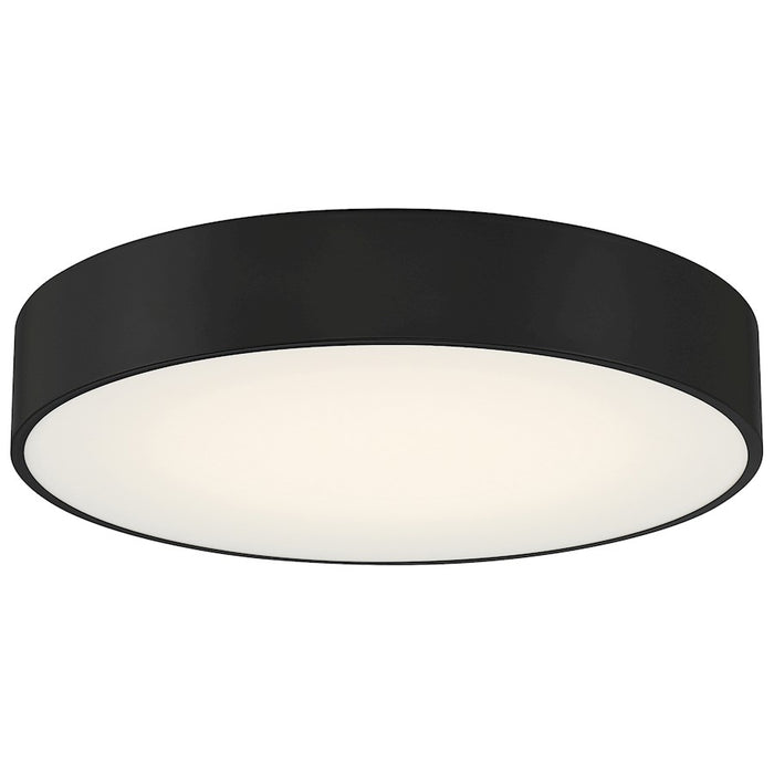 Access Lighting Como 14" LED Flush Mount, Black/White - 49960LEDDLP-BL-ACR