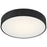 Access Lighting Como 14" LED Flush Mount, Black/White