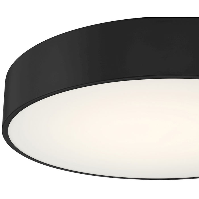 Access Lighting Como 14" LED Flush Mount, Black/White