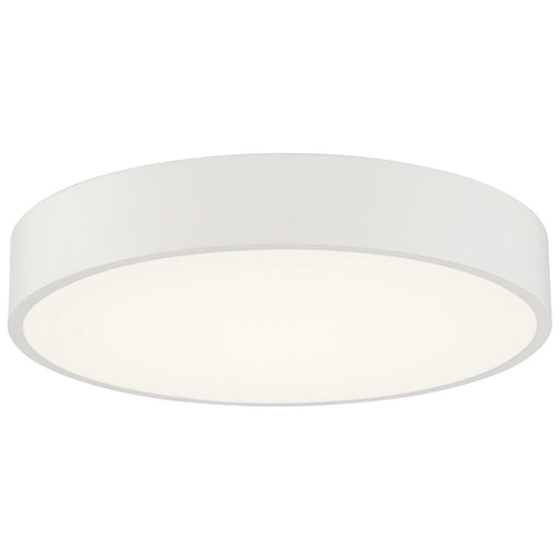 Access Lighting Como 14" LED Flush Mount, White/White - 49960LEDDLP-WH-ACR