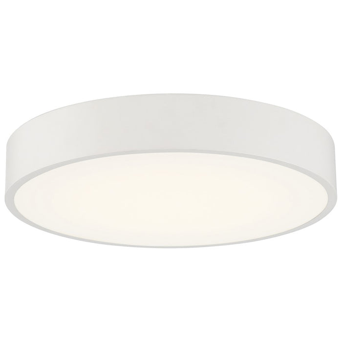 Access Lighting Como 14" LED Flush Mount, White/White - 49960LEDDLP-WH-ACR