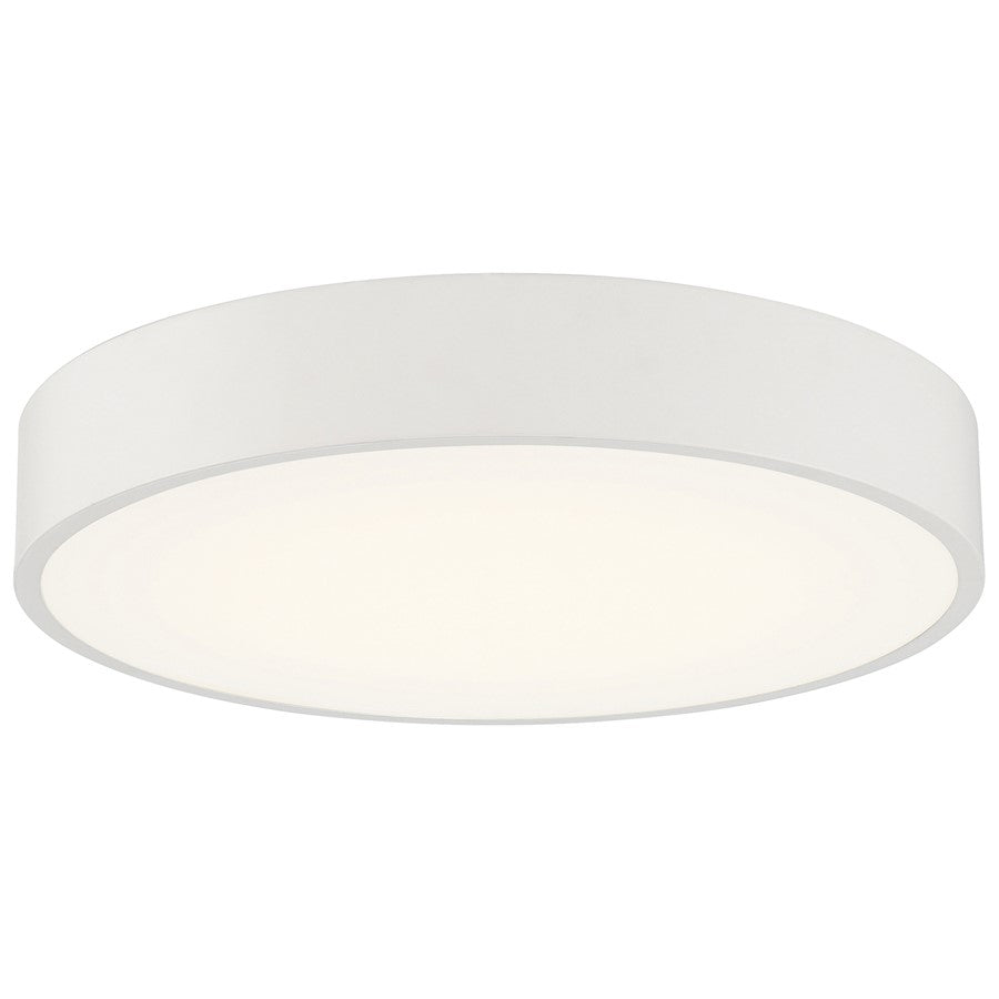 Access Lighting Como 22" 3CCT LED Flush Mount, White/White - 49962LEDDCS-WH-ACR