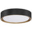 Access Lighting Malaga 16" LED Flush, Black/White