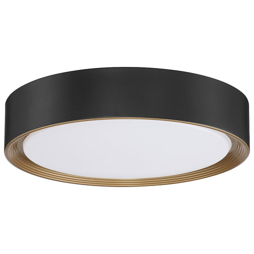 Access Lighting Malaga 16" LED Flush, Black/White