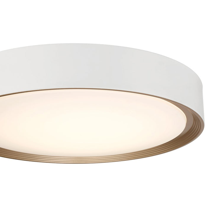 Access Lighting Malaga 16" LED Flush Mount, White