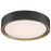 Access Lighting Malaga 16" LED Flush Mount, Black/White