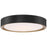 Access Lighting Malaga 20" LED Flush Mount, Black/White - 49971LEDDCS-MBL-ACR