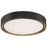 Access Lighting Malaga 20" LED Flush, Black/White