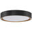 Access Lighting Malaga 24" LED Flush Mount, Black/White