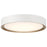 Access Lighting Malaga 24" LED Flush Mount, White/White - 49972LEDDCS-MWH-ACR