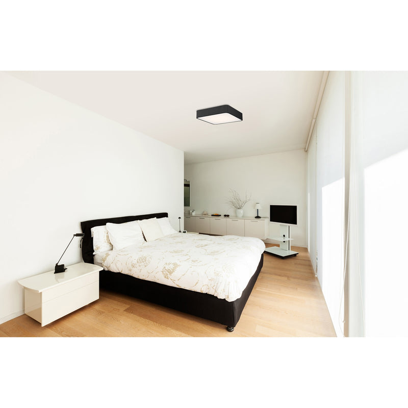 Access Granada Color Selectable LED Flush Mt, Black/Acrylic