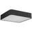 Access Lighting Granada 20" LED Flush Mount, Black/White