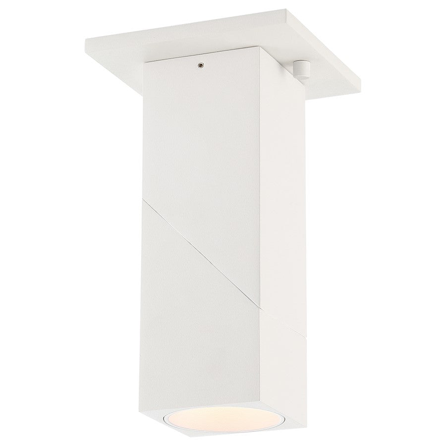 Access Lighting Transformer 1Lt Flush Mount, White/Clear