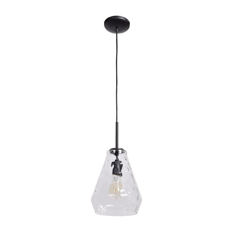 Access Lighting Simplicite 1 Light 9" Pendant, Black