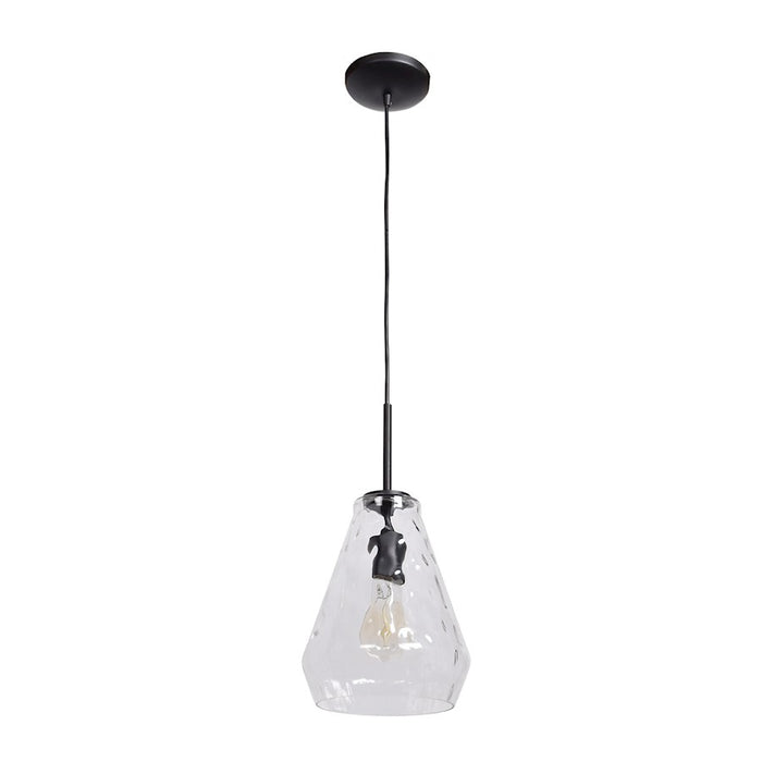 Access Lighting Simplicite 1 Light 9" Pendant, Black