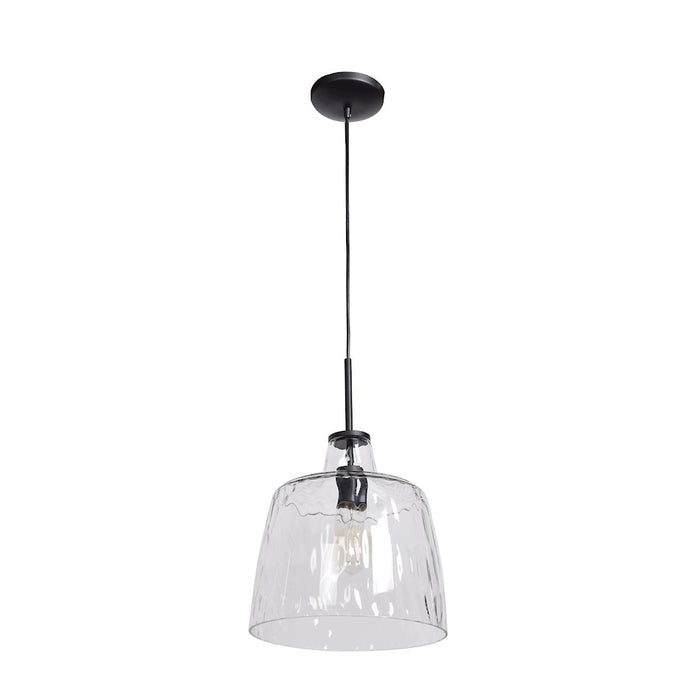Access Lighting Simplicite 1 Light 11" Pendant, Black