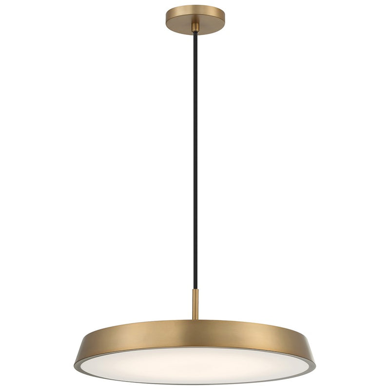 Access Lighting Tallinn 3CCT LED Pendant, Gold/White