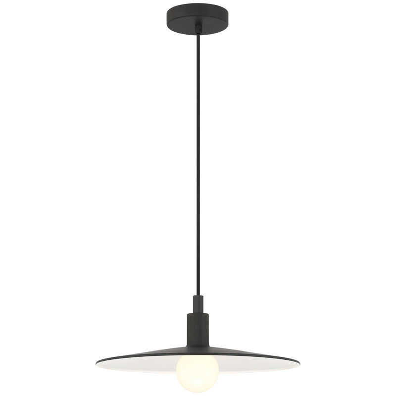 Access Lighting Seoul 1 Light Outdoor Pendant, Black/Black
