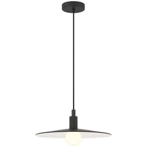 Access Lighting Seoul 1 Light Outdoor Pendant, Black/Black